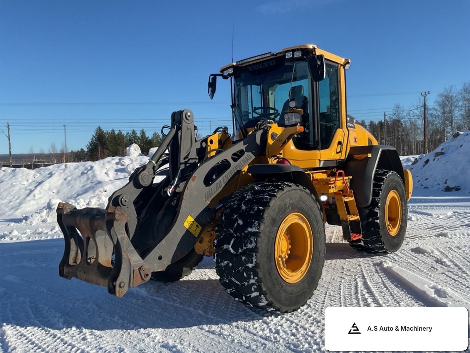 Usato Volvo L70H 2019 pale gommate in vendita, 8,658h