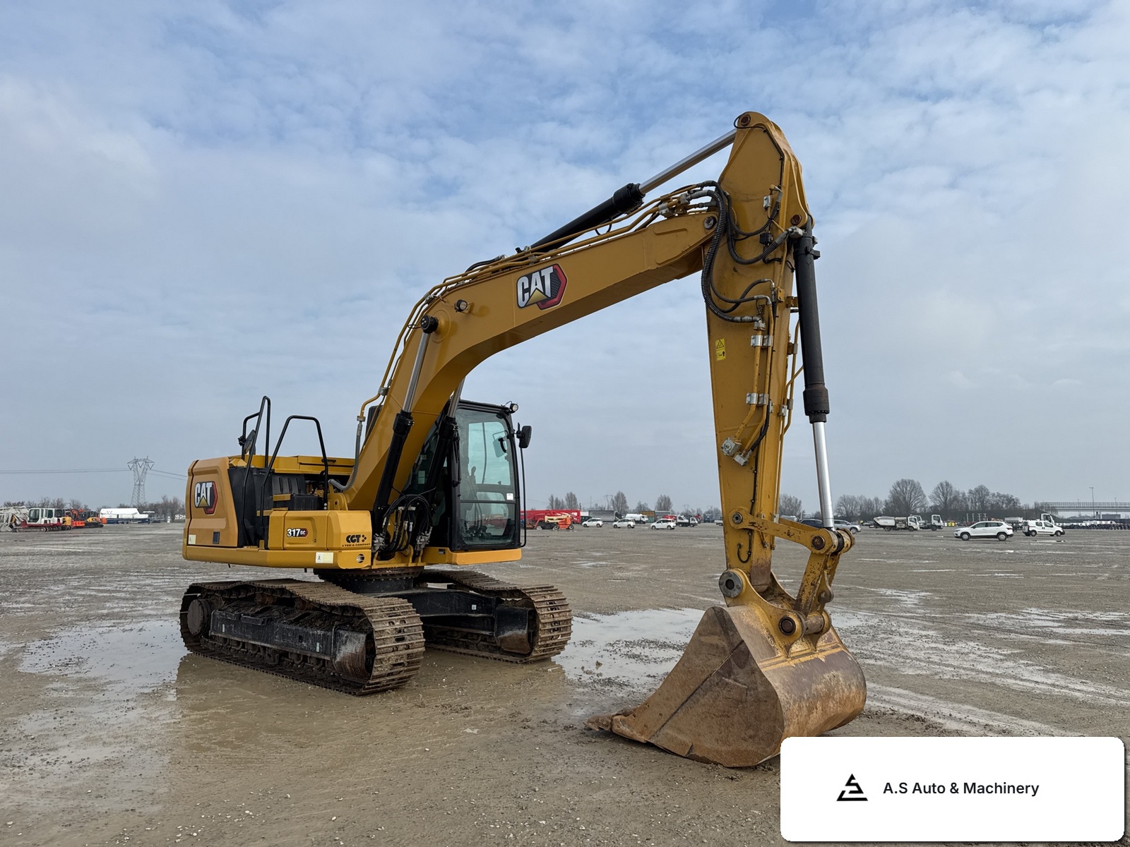 Gebruikt Caterpillar 317GC 2021 crawler excavators te koop, 3,602h