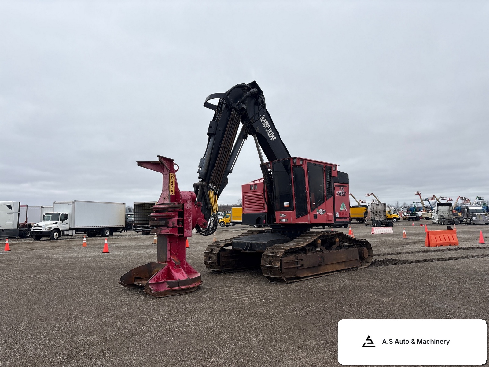Gebrauchte TimberPro TN725C 2016 feller bunchers zu verkaufen, 8,361h