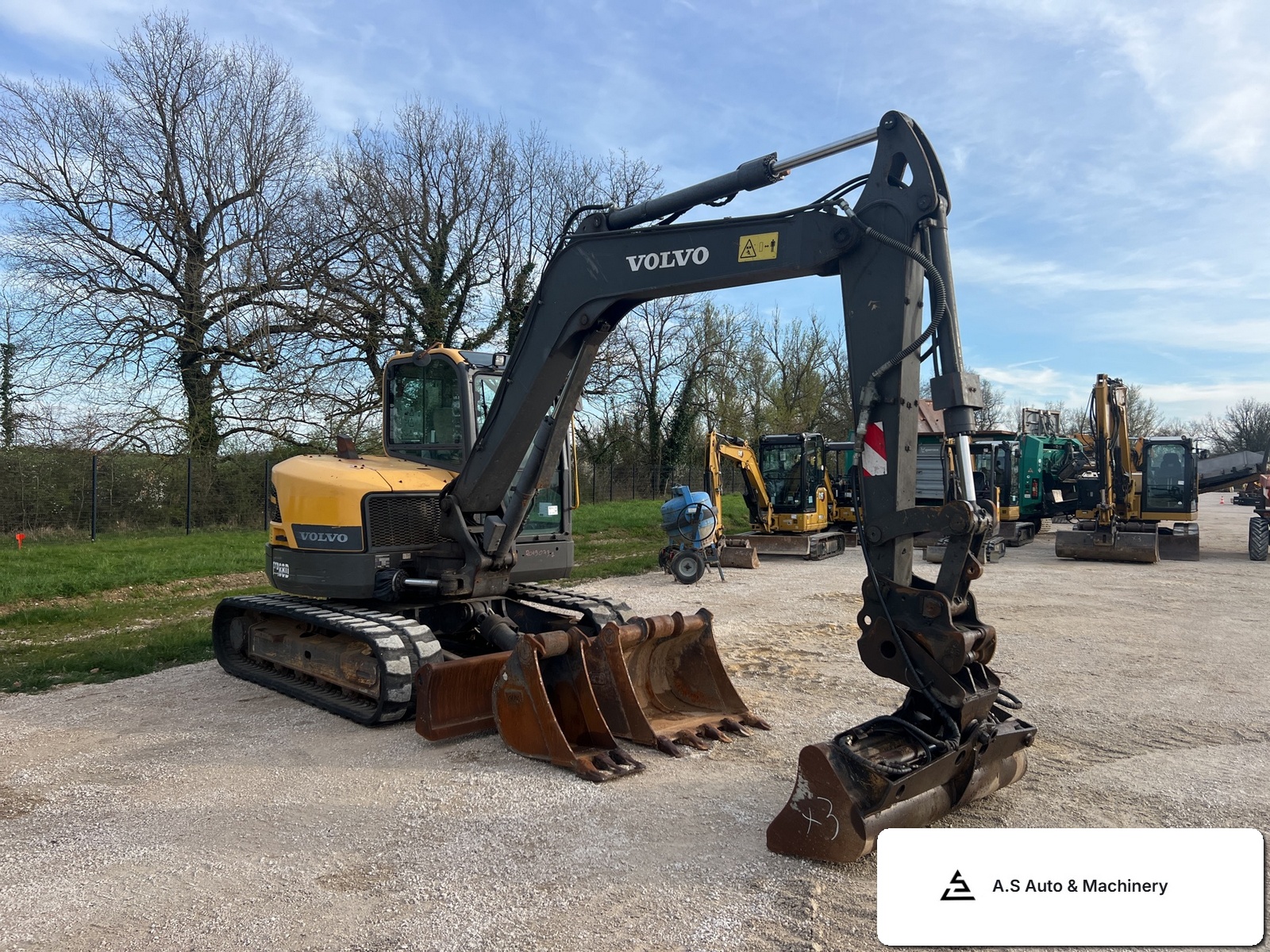 Używana Volvo ECR88D 2019 crawler excavators na sprzedaż, 3,433h