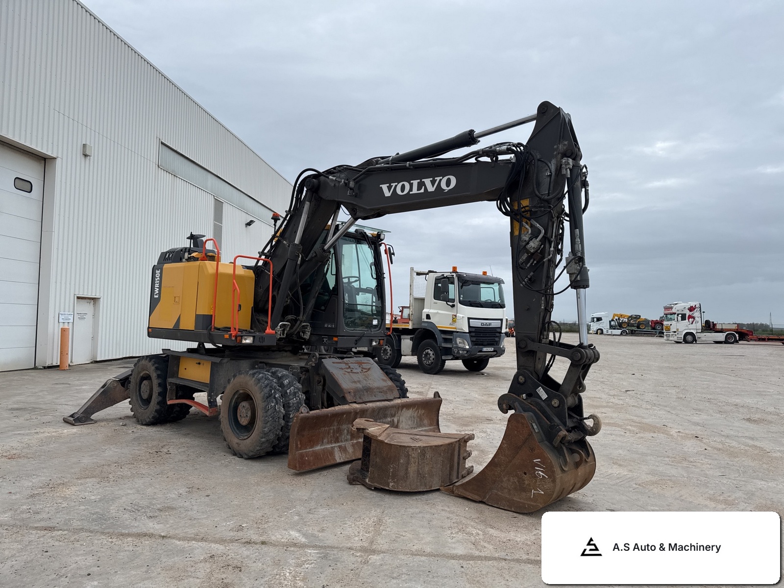 Gebrauchte Volvo EWR150E 2020 mobilbagger zu verkaufen, 6,960h